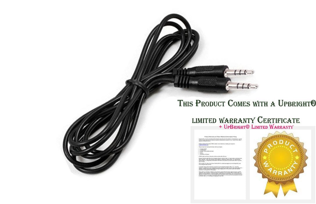 yan RED 3.5mm 1/8 Audio Cable Lead Cord w MIC for Skullcandy Over-The-Ear Headphone 