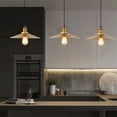 thumbnail image 4 of Hanging Pendant Light Plug In Modern Minimalist Dining Room Kitchen Island Metal Gold Mid Century Pendant Light Fixture Hanging Pendant Light, 4 of 4