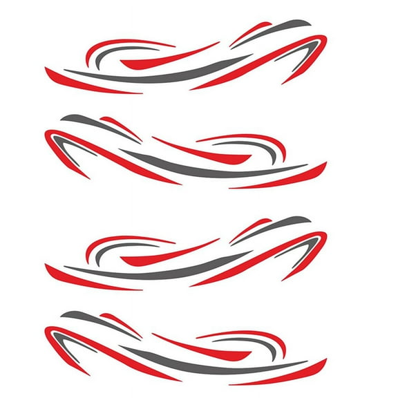 2X RV Motorhome Universal Body Sticker DIY Image Decal Decoration for Caravan Trailer