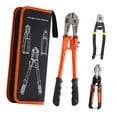 thumbnail image 4 of Colaxi 3Pcs Bolt Cutter Pliers Set,8" Mini Plier Cutting,CR V Blades,8" Wire Rope Plier 14" Bolt Cutter for Rope Chains Rivets Locks, 4 of 8