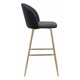 thumbnail image 2 of Banco de Bar Kessa Muebles Cozy Negro, 2 of 5
