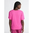 thumbnail image 4 of Joyspun Women's Sleep Tee with Short Sleeves, Sizes XS-3X, 4 of 6