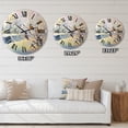 thumbnail image 4 of Designart 'Rustic Birds On A Tree In Winter Village' Farmhouse Wall Clock, 4 of 5