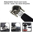 thumbnail image 4 of Dog Bike Leash - Easy Installation Removal - Hand Free Dog Bicycle - Exerciser Leash - for Exercising - Training Jogging - Cycling and Outdoor - Safe with Pets - Steel and Black Handle., 4 of 5