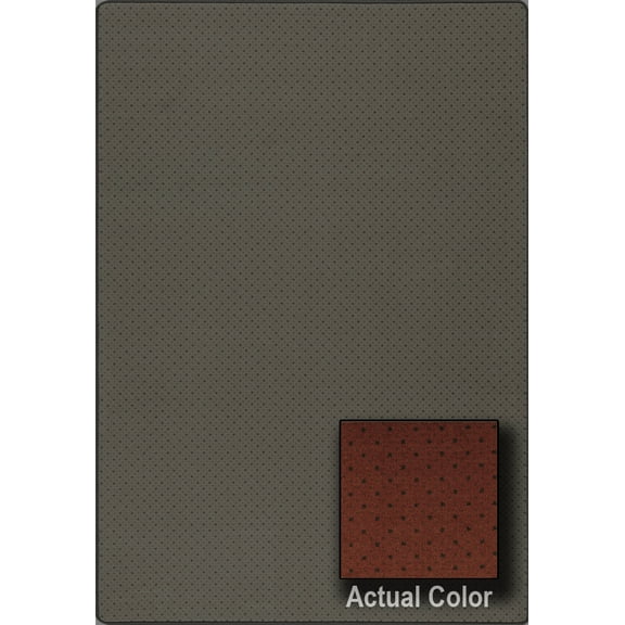 Milliken Imagine Area Rug VIEWPOINT Viewpoint Rustic Red Boxes Diagonal 3' 10" x 5' 4" Rectangle