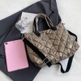 thumbnail image 4 of Bolso informal de nailon de gran capacidad para mujer para viaje, trabajo, shopper (champagne), 4 of 9