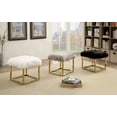 thumbnail image 2 of Furniture of America Euna II Contemporary Faux Fur Small Bench, Multiple Colors, 2 of 2