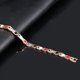 thumbnail image 4 of Hot6sl Liquidación de Ahorros de Verano Pulsera con Patrón de Oro Rosa Pulsera de Magnetoterapia Joyería Pulsera de Pareja 8 Mm de Ancho, 4 of 6