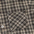 thumbnail image 4 of FLMEI 1-6 Years Little Boys Cotton Shirts Tops Short-Sleeved Tee Shirts Plaid Shirt Button Blouses for Kids Toddler, 4 of 8