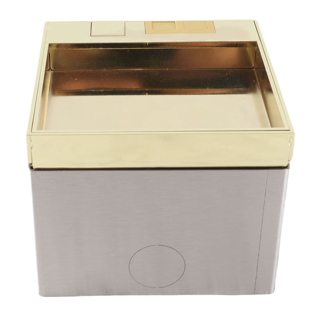 Toma De Corriente Oculta, Caja De Tomacorriente De Piso Con Puerto USB De 2 Clavijas Para Instalación Integrada Para Sala De Oficina