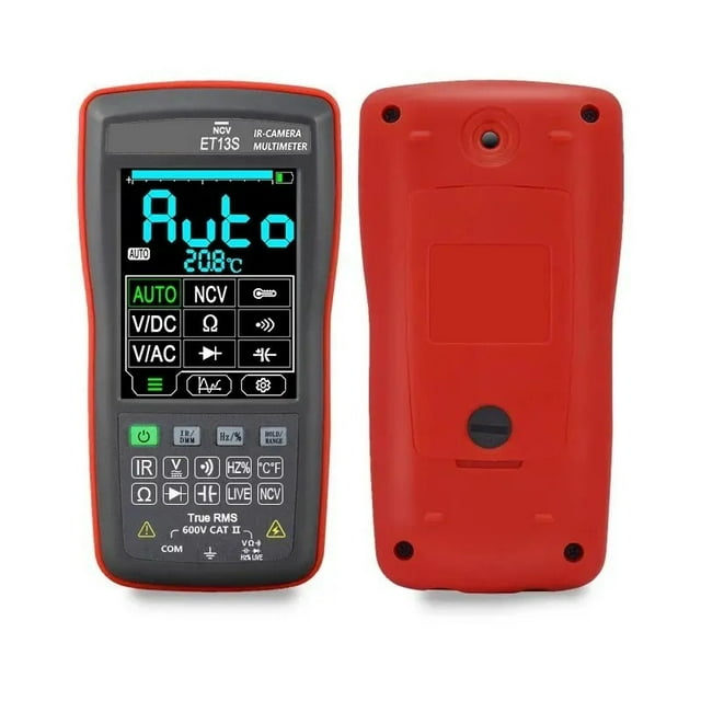 ET13S Thermal Imager Camera Counts Digital Multimeter 2In1 IR Camera for Automobile Pipe Inspect ,Easy to Use