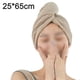 thumbnail image 2 of Toalla para secar el cabello, 1 unidad, absorbente, para baño, turbante para el cabello de secado rápido, súper suave, gorro para el cabello de secado rápido, 2 of 5