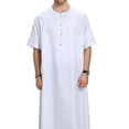 thumbnail image 2 of Hombres Musulmanes Abaya Túnicas Islámicas Túnica árabe Del Túnicas Islámicas METRO Fernando Thawb de los hombres musulmanes, 2 of 6