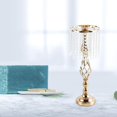 thumbnail image 3 of Candle Holder Candlestick Centerpiece for Table Desktop Party Home decoration Hotel Wedding Gold Middle, 3 of 7