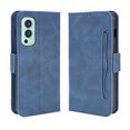 thumbnail image 1 of Case for OnePlus Nord 2 5G Cover Adjustable Detachable Card Holder Magnetic closure Leather Wallet Case - Blue, 1 of 5