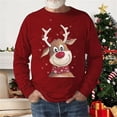 thumbnail image 4 of Camisetas de manga larga con estampado 3D de diseño navideño, ropa de calle holgada para hombres y mujeres, camiseta Unisex de cuello redondo Harajuku de gran tamaño, 4 of 4