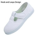 thumbnail image 2 of Cyiecw Boy's Girl's Kids White Canvas Shoes for Kids Slip-On Lightweight Sneakers Casual Skin-Friendly Walking Running Shoes(Little Kids/Big Kids), 2 of 7