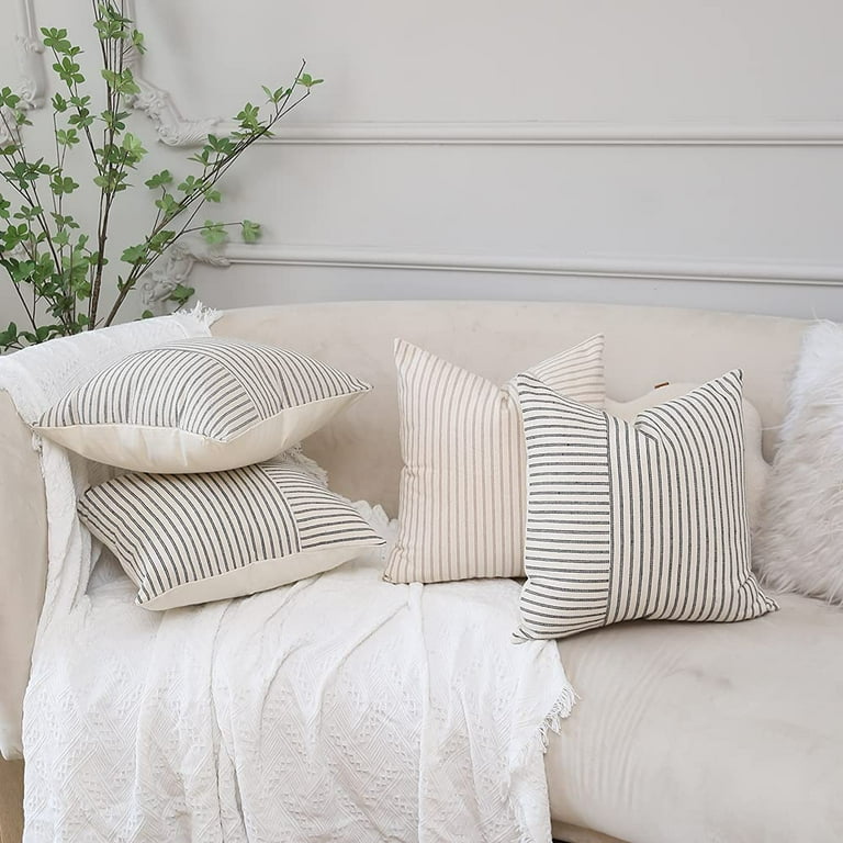 Gray and clearance white pillow cases