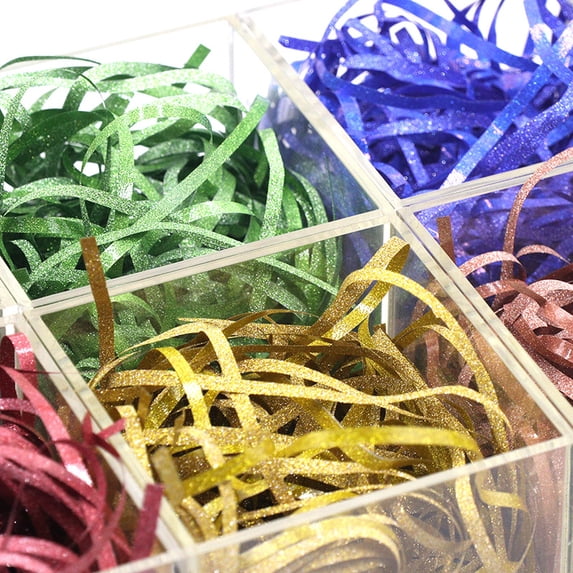 Visland 50g Glitter Shredded Lafite Paper Raffia Filler DIY Confetti Flash Raffia For Gift Box Filler Packaging Supplies New