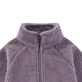 thumbnail image 5 of YunPes Boys Girls Christmas Polar Fleece Jacket Toddler Kids Zip Up Fuzzy Sherpa Coat Winter Warm Solid Color Casual Home Clothing, 5 of 7