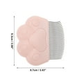 thumbnail image 4 of Unique Bargains 1 Pc Durable Pet Grooming Brush for Dog for Cat 3.66"x3.43"x1.06" Pink, 4 of 6
