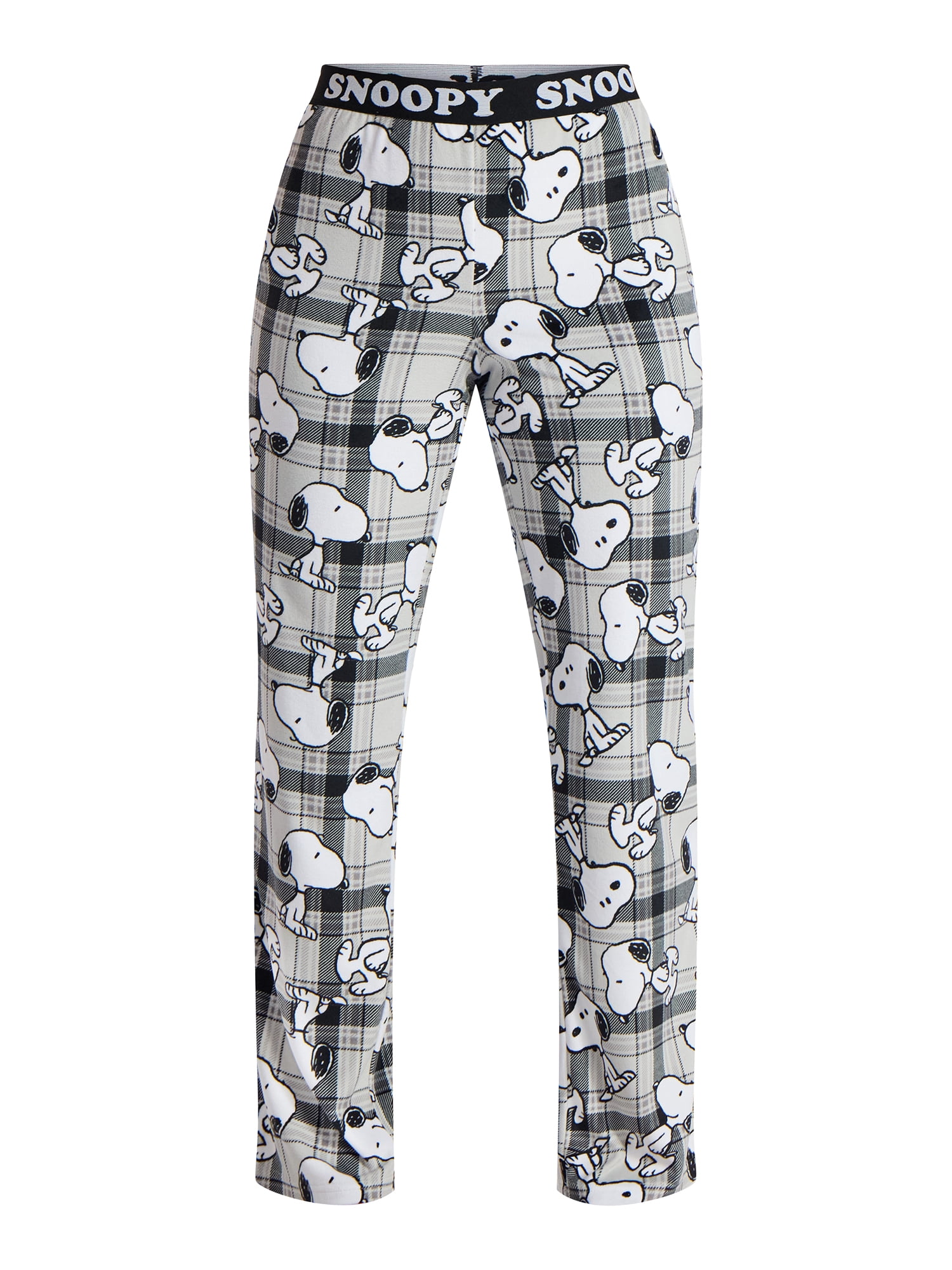 Peanuts Women’s Snoopy Print Velour Sleep Pants, Sizes XS-3X