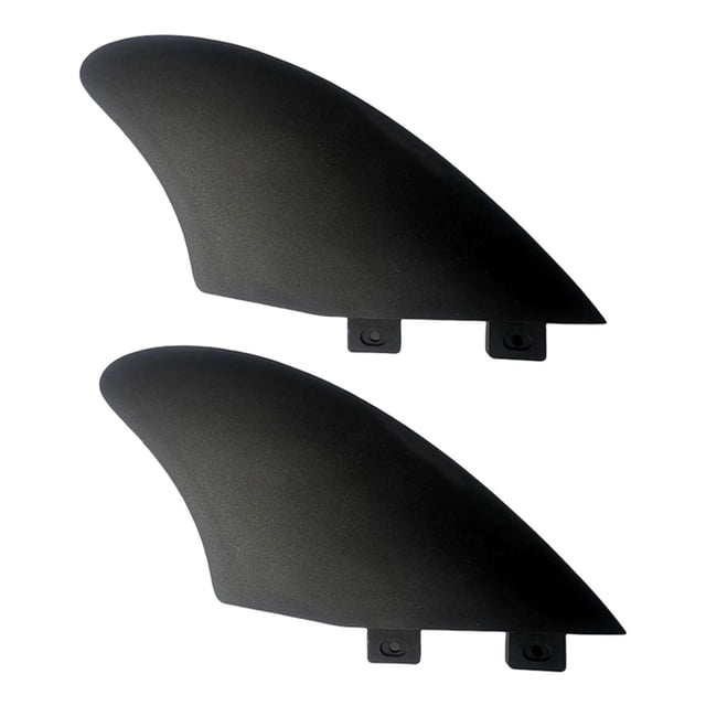 2 Aletas De Tabla De Surf Duraderas Duraderas Para Longboard Stand Up Paddleboard Dinghy 218mmx118mm Sunnimix cola de tabla de surf
