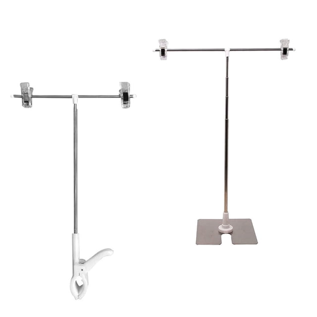 unbranded 2Ud Soporte Multipropósito Para Carteles Acero Inoxidable Para Uso En Tiendas Y Oficinas