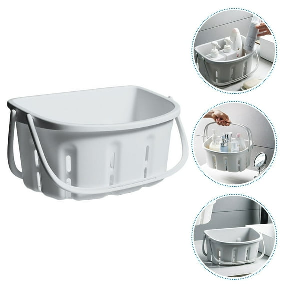 Hemoton  Bucket Storage Basket Shower Container Lightweight