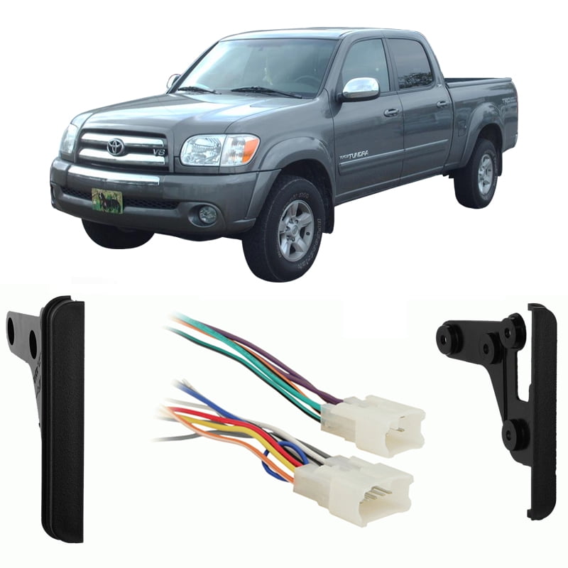 Fits Toyota Tundra Double Cab 2004-2005 DDIN Car Harness Radio Dash Kit