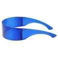 thumbnail image 3 of grinderPUNCH Futuristic Cyclops Sunglasses | Robocop Retro Party Shield Visor Costume Glasses, 3 of 6