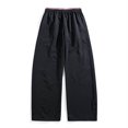 thumbnail image 5 of Aezemi Men Straight Leg Running Pants Fashion Outdoor Elastic Waist Drawstring Workout Long Trousers with Pockets Winter Fall Sports Exercise Trendy Comfy Casual Bottoms XXL, 5 of 7