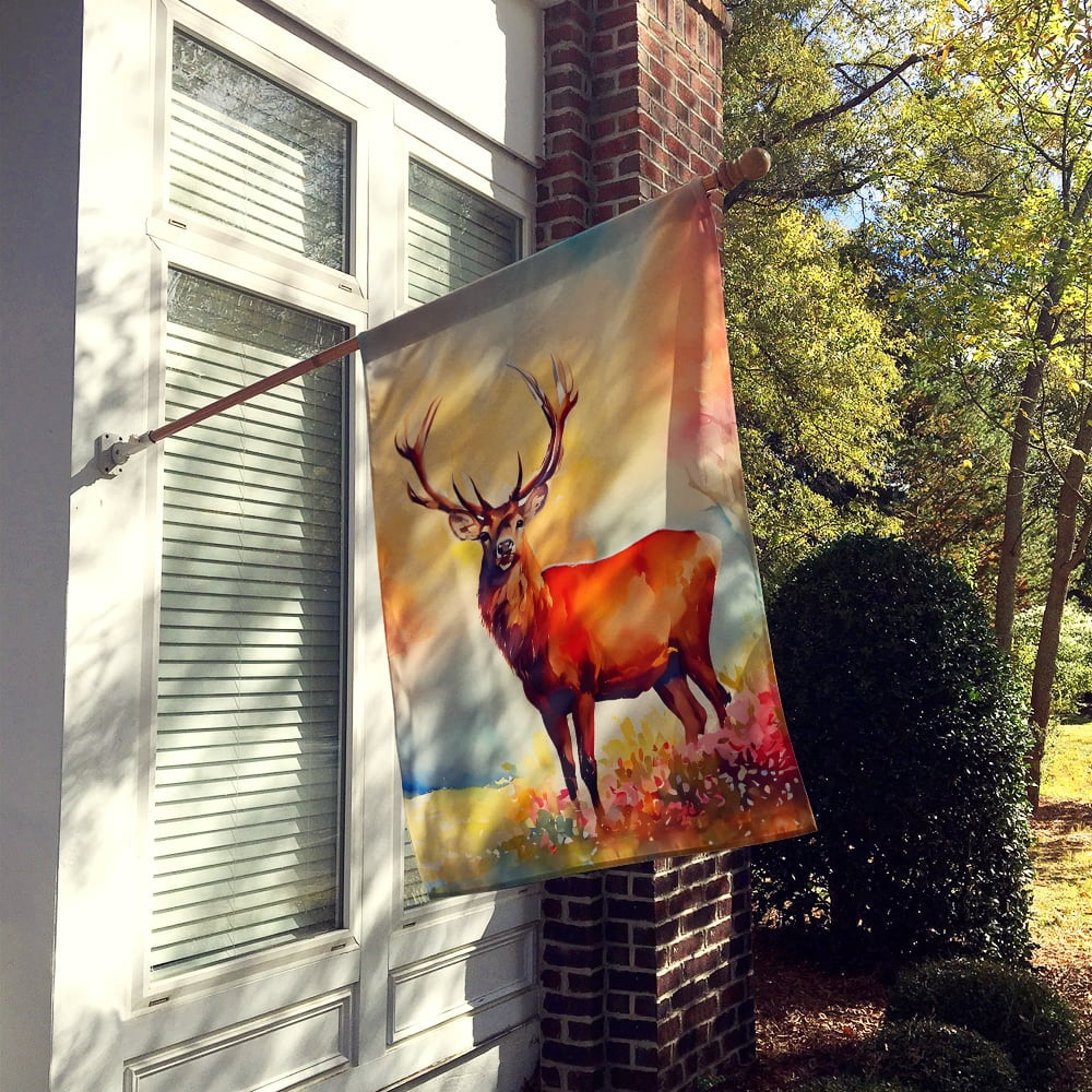 Deer Stag House Flag 28 in x 40 in