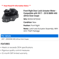 thumbnail image 2 of Front Right Door Lock Actuator Motor - Compatible with 2017 - 2018 BMW 440i xDrive Gran Coupe, 2 of 2