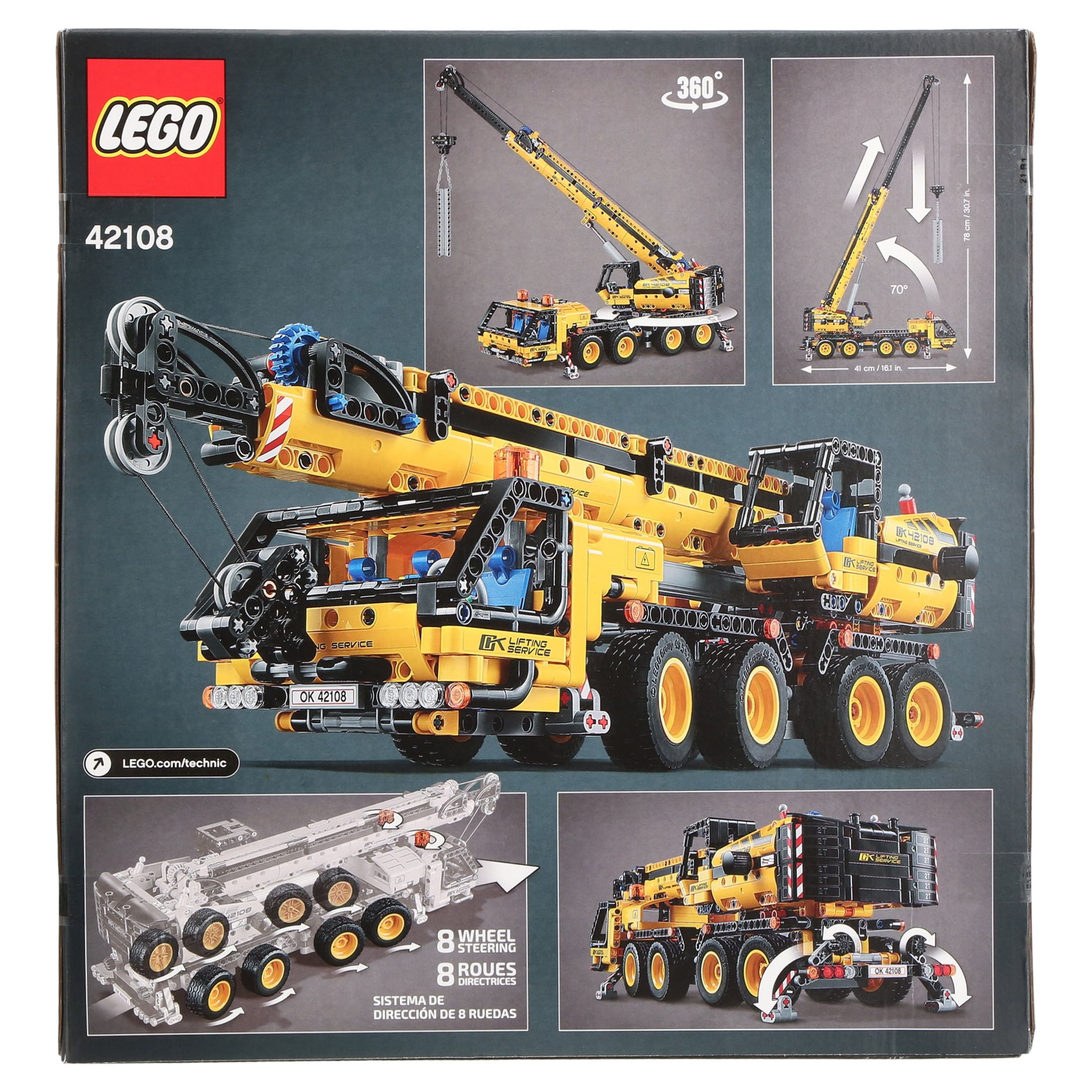 LEGO Technic Mobile Crane 42108 Construction Toy Building Kit