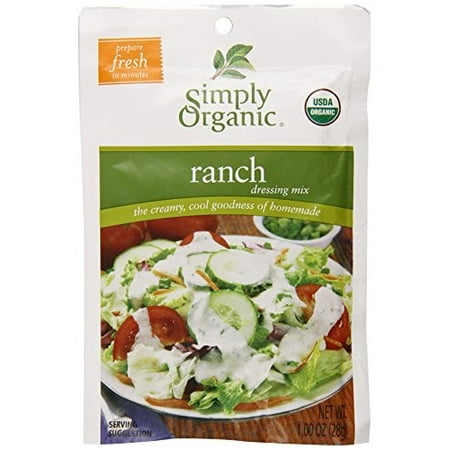 Organic Ranch - (60 Pack) Simply Organic Dressing Mix, Ranch, 1 Oz