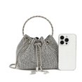 thumbnail image 4 of MMYGU Bling Crystal Rhinestone Purse for Women,Drawstring Sparkly Clutch Handbag Tassels Crossbody Bag for Evening Wedding Party Prom, 4 of 8
