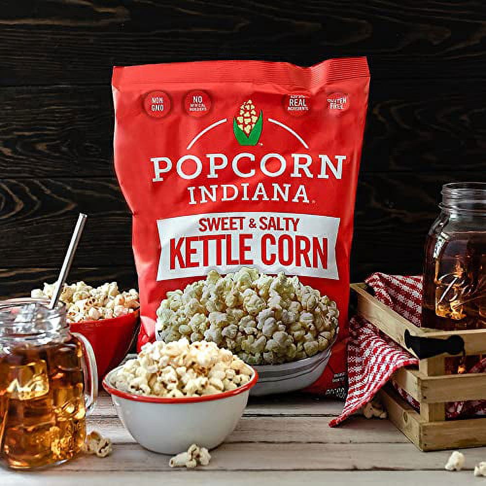 (Price/Case)Popcorn Indiana Kettle Corn 3 Ounce Bag - 6 Per Case