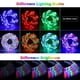 thumbnail image 3 of Tira de luces LED de 16.4 pies 300 LED 3528SMD, luces LED de cuerda cambiantes de varios colores para dormitorio con control remoto de 44 teclas y fuente de alimentación de 12 V CC Jumpingount SH1105-43, 3 of 7