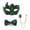 Green, variant on Xfvqtps Mask Bow Tie and Brooches Set for Men Carnival Holiday Party Half Face Masquerade Mask Rhinestone Suit Chain and Bowtie Set for Mardi Gras Party Red