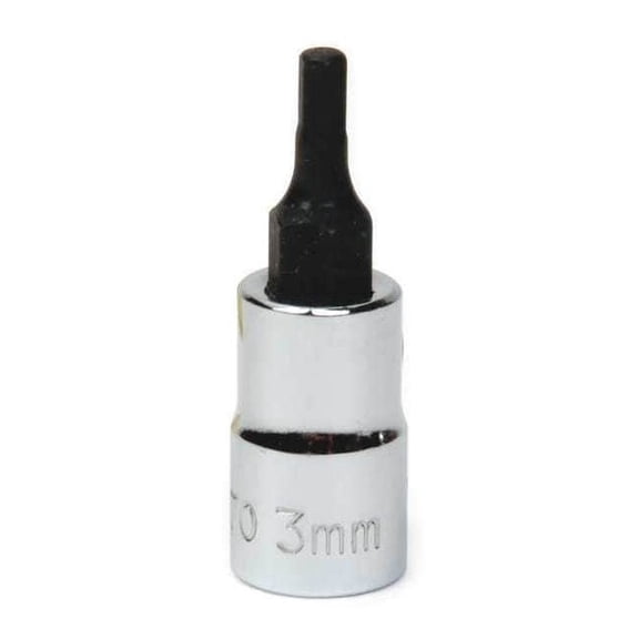 1/4" Dr, 8mm Size, Metric Hex Bit Socket, 6 Pts JHW35075