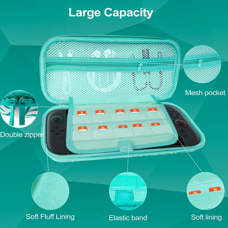 YUOY Carrying Case for Nintendo Switch2 2025, Hard Shell, 10