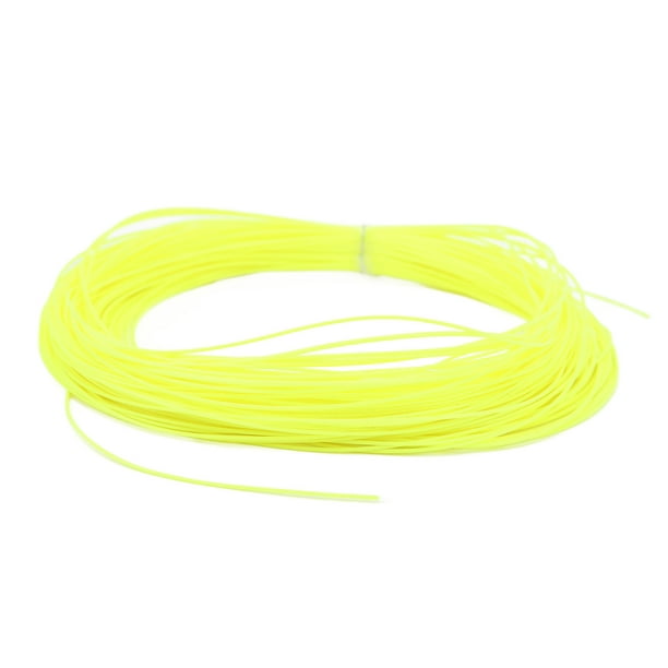 Fly Fishing Floating Line, 100.1ft Floating Weight Forward Nylon 2.0 Yellow  PVC Coating Fly Fishing Line Durable For Fly Fishing