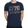thumbnail image 2 of American Patriotic 1776 design Men's T-shirt, 2 of 3