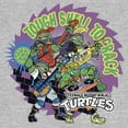 thumbnail image 2 of Men's Teenage Mutant Ninja Turtles Tough Shell To Crack Rock Brothers  Graphic Tee Athletic Heather 3X Large, 2 of 5