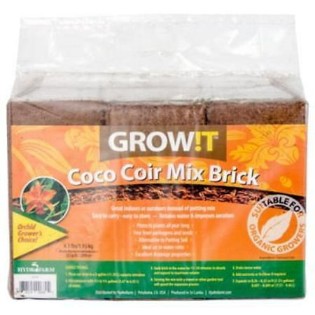 Coco Coir Mix Brick Supports Your Plants All Year Long Retain Water Ma