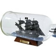 thumbnail image 3 of Hampton Nautical Black Pearl Model Ship in a Glass Bottle 11" - Famous Pirate Ship - Boat Model, 3 of 5