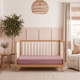 thumbnail image 3 of Comfy Cubs Muslin Crib Sheet, 100% Muslin Cotton Sheets for Standard Crib - 2 Pack, Mauve and Blush, 3 of 7