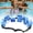 Blue, variant on Lightweight Swimming Aid - Training Adjustable Waist Float Belt for Kids, Swim Float Pool Belts, Buoyancy Flotation Belt with Foam Blocks, for Learning, Swimming, Rafting and Boating