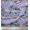 Lavender Blue, variant on Soimoi Green Silk Fabric Floral Wreath Flower Printed Fabric 1 Yard 42 Inch Wide